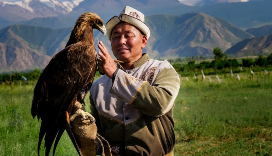 Kirgizija, erelio medžioklė lietuviaikeliauja.lt